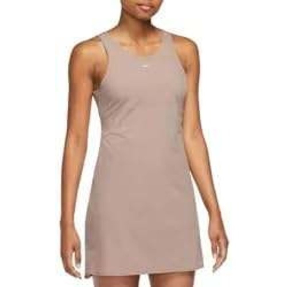 NWT‎ Nike Dri-FIT Bliss Women's Training Dress - Diffused Taupe (Medium)